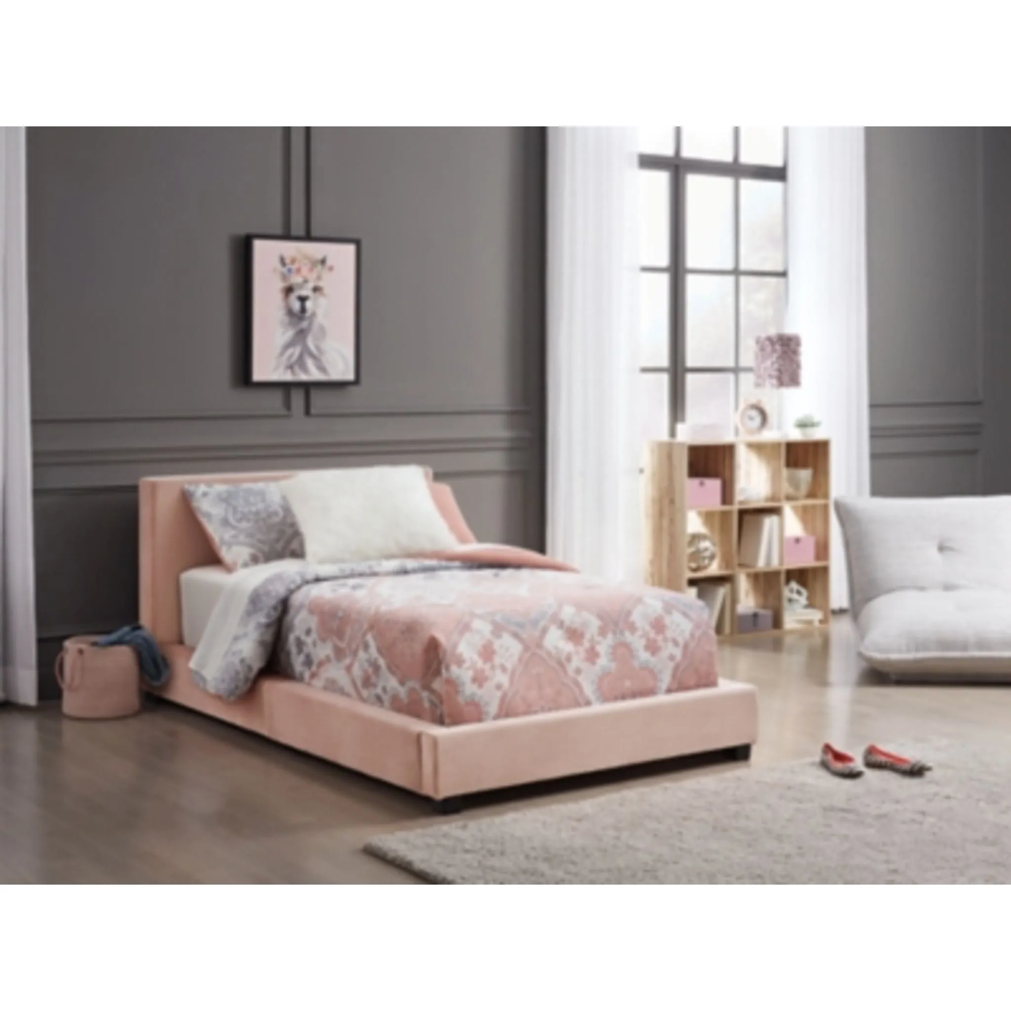 Chesani Upholstered Twin Bed