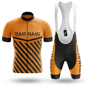 Custom Team Name M3 Orange - Men's Cycling Kit