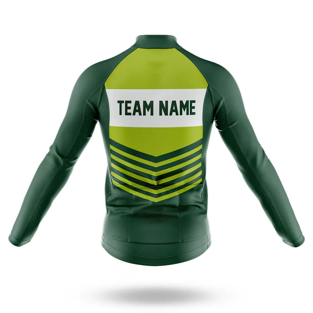 Custom Team Name V20 Green - Men's Cycling Kit