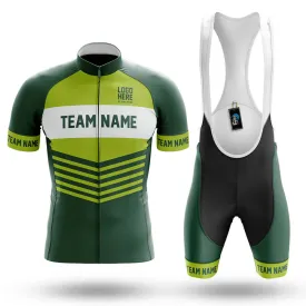 Custom Team Name V20 Green - Men's Cycling Kit