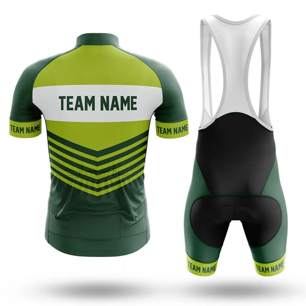 Custom Team Name V20 Green - Men's Cycling Kit