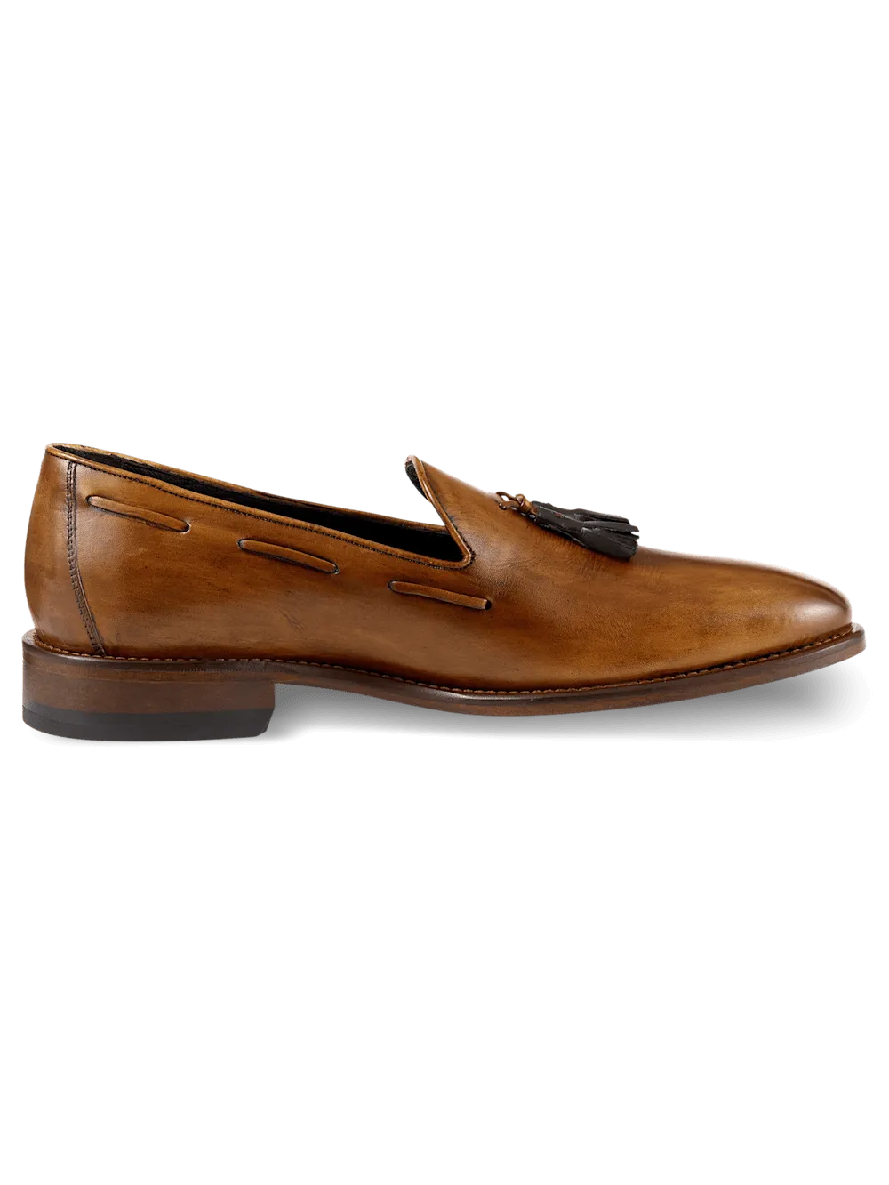 Ethan Tassel Loafer - Chestnut