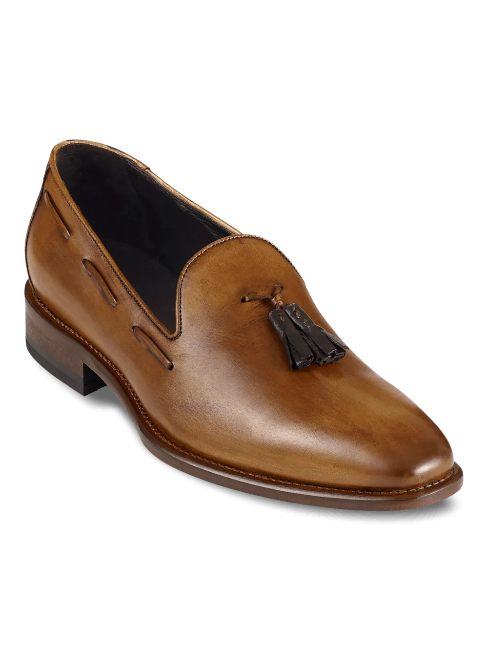 Ethan Tassel Loafer - Chestnut