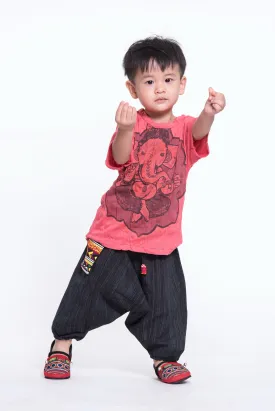 Kids Baby Ganesh T-Shirt in Red