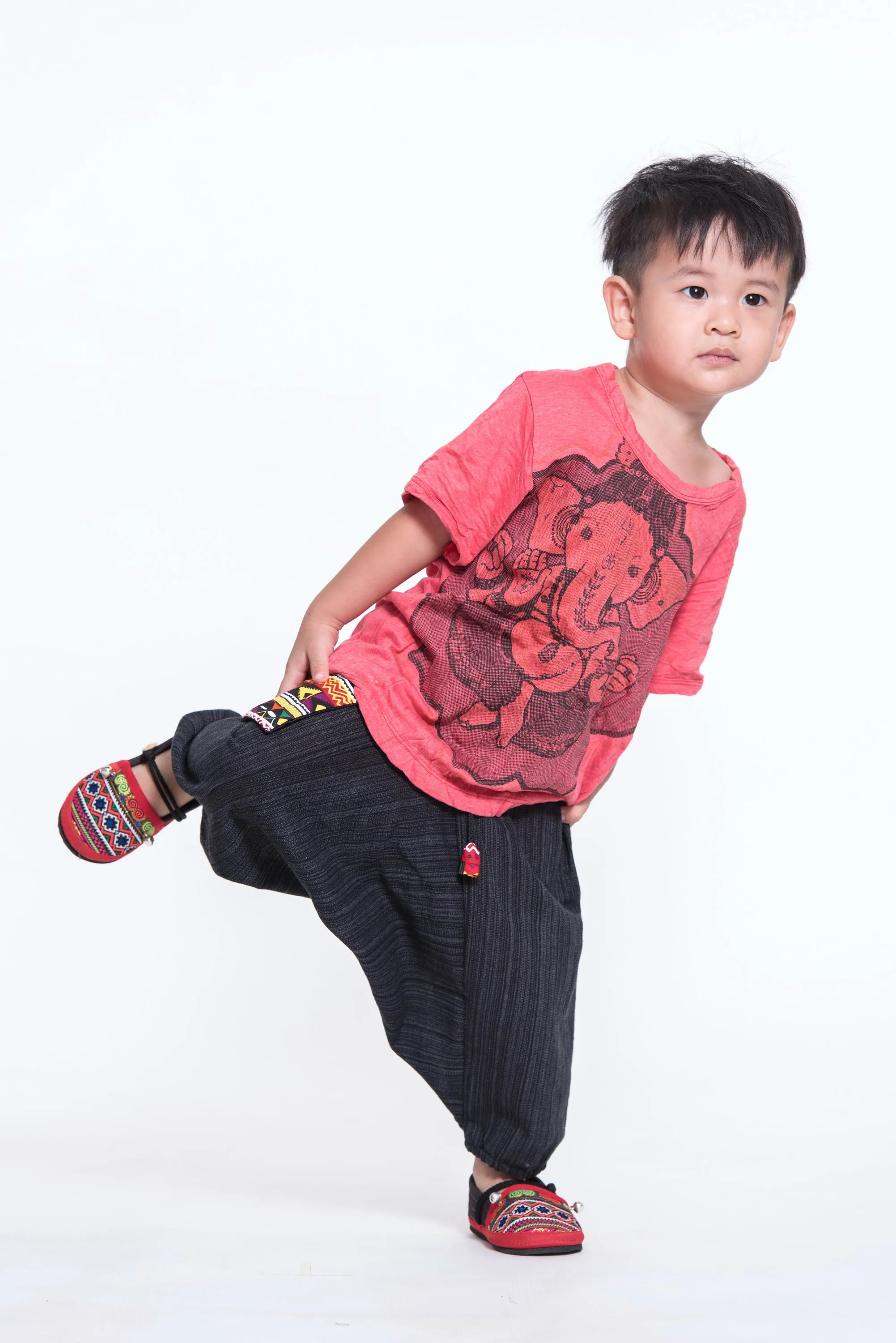Kids Baby Ganesh T-Shirt in Red