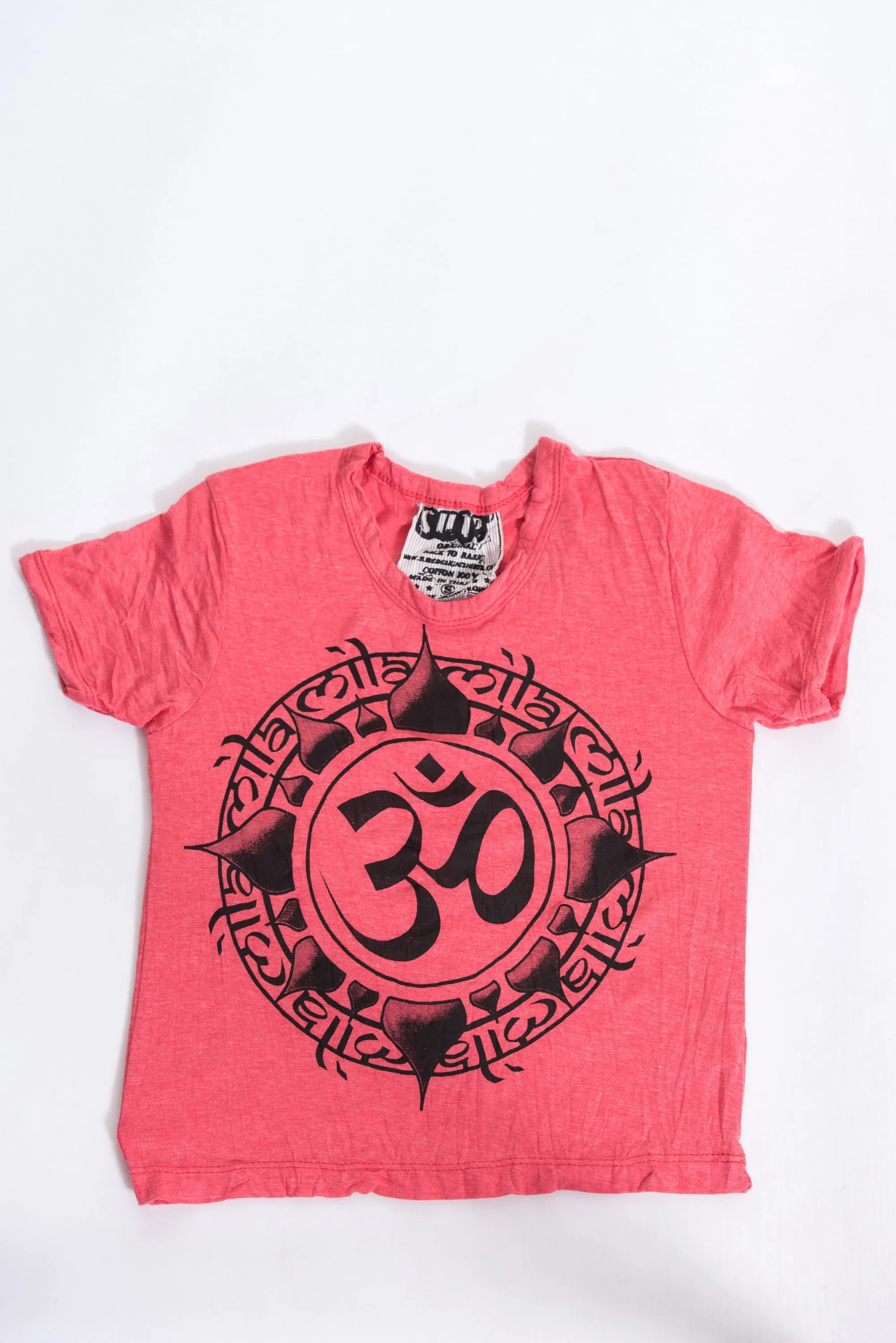 Kids Infinitee Om T-Shirt in Red