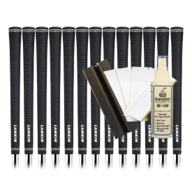 Lamkin Crossline Black Midsize (13pcs   Golf Grip Kit)