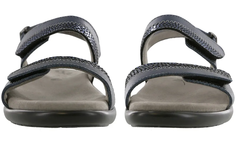 NUDU NAVY | SAS Women's NUDU011 Nudu Heel Strap Navy Sandal-Made in USA-Brandy's Shoes