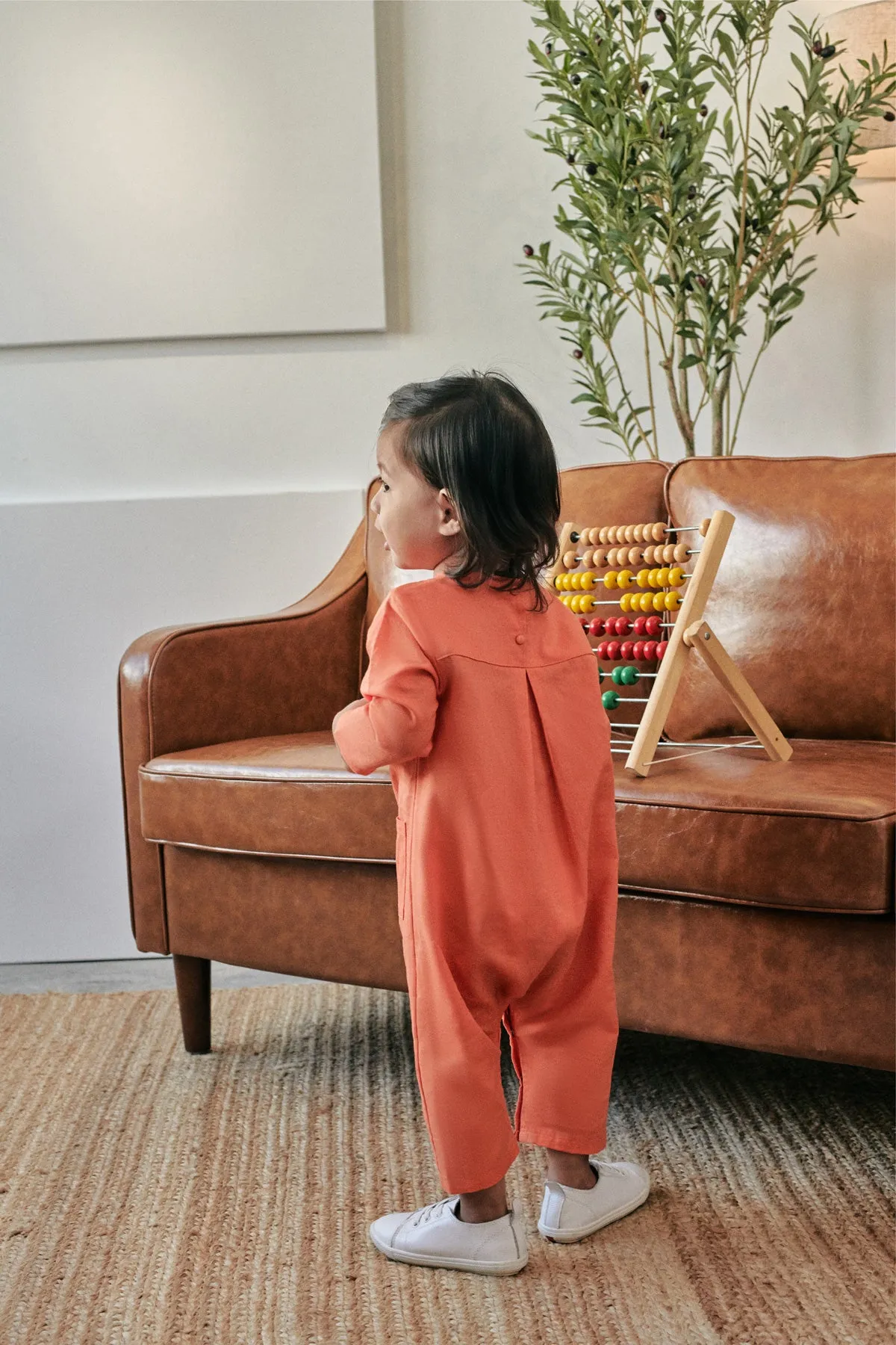 Rasa Sayang Babies Jumpsuit - Salmon