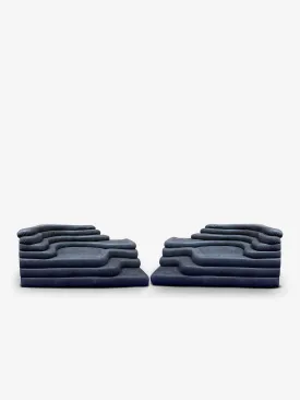 Terrazza Sectional Pair In Espresso by De Sede